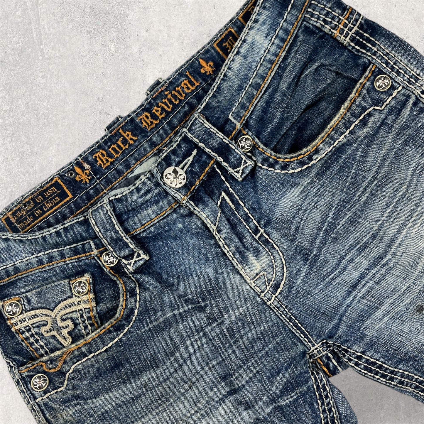 Mens Rock Revival Jeans - Size 30 W