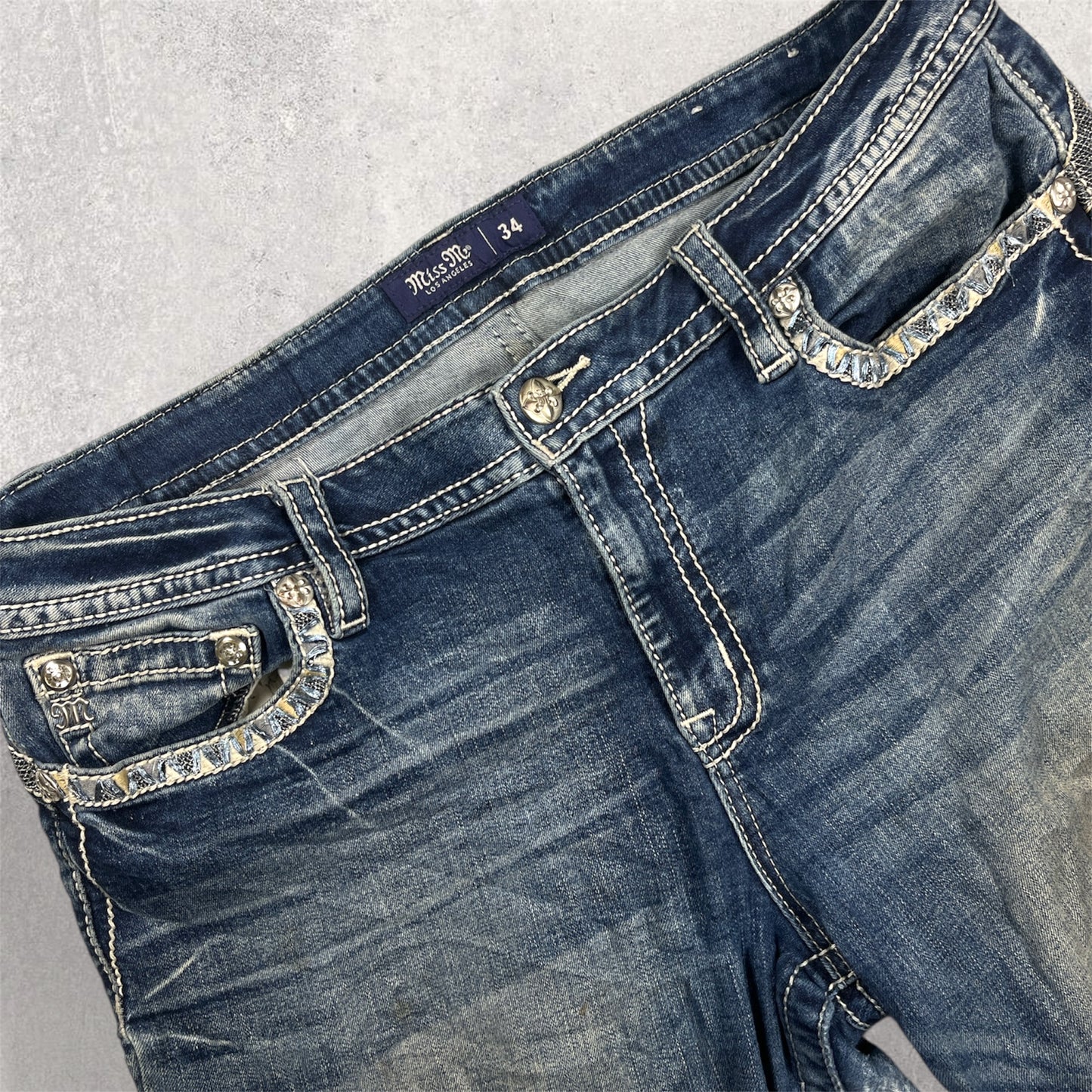 Miss Me Bootcut Jeans - Size 34