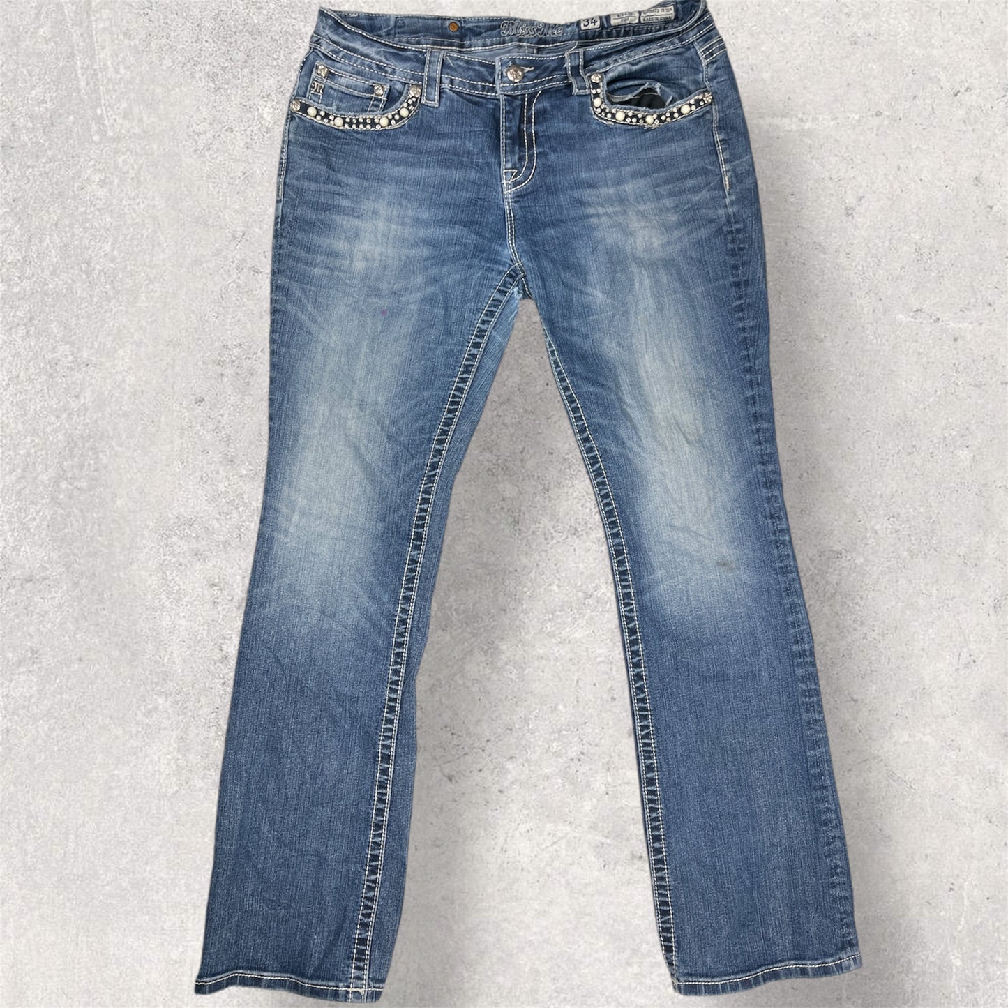 Miss Me Bootcut Jeans - Size 34 W