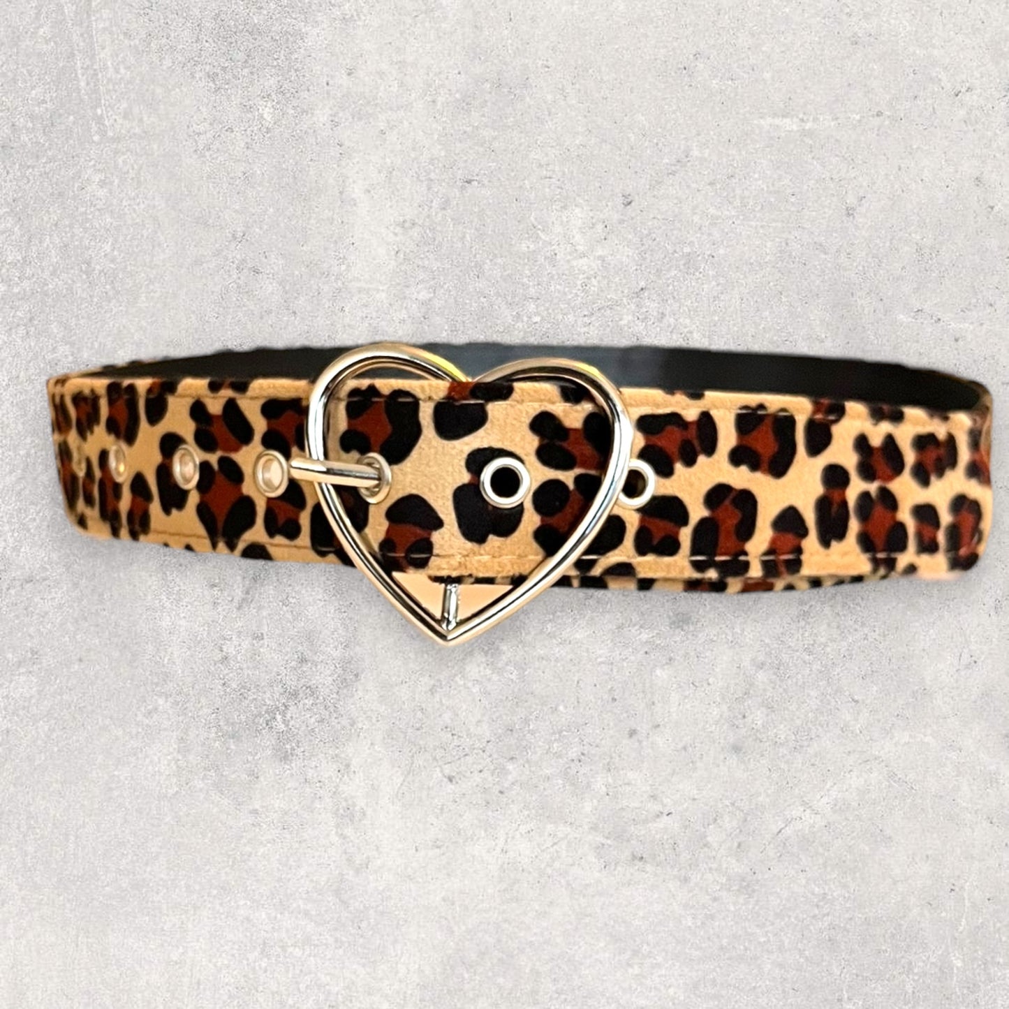 Leopard Print Heart Belt β€οΈ π