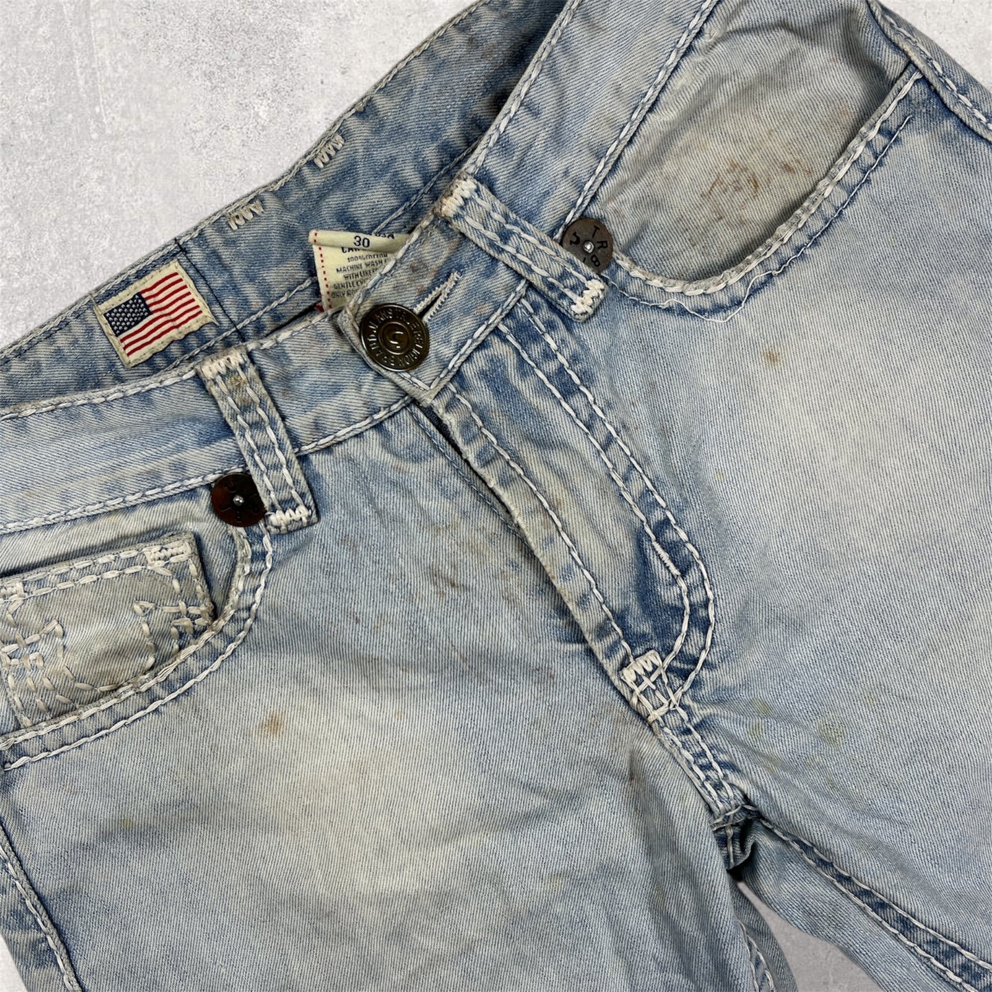True Religion Billy Super Big T - Size 30 W