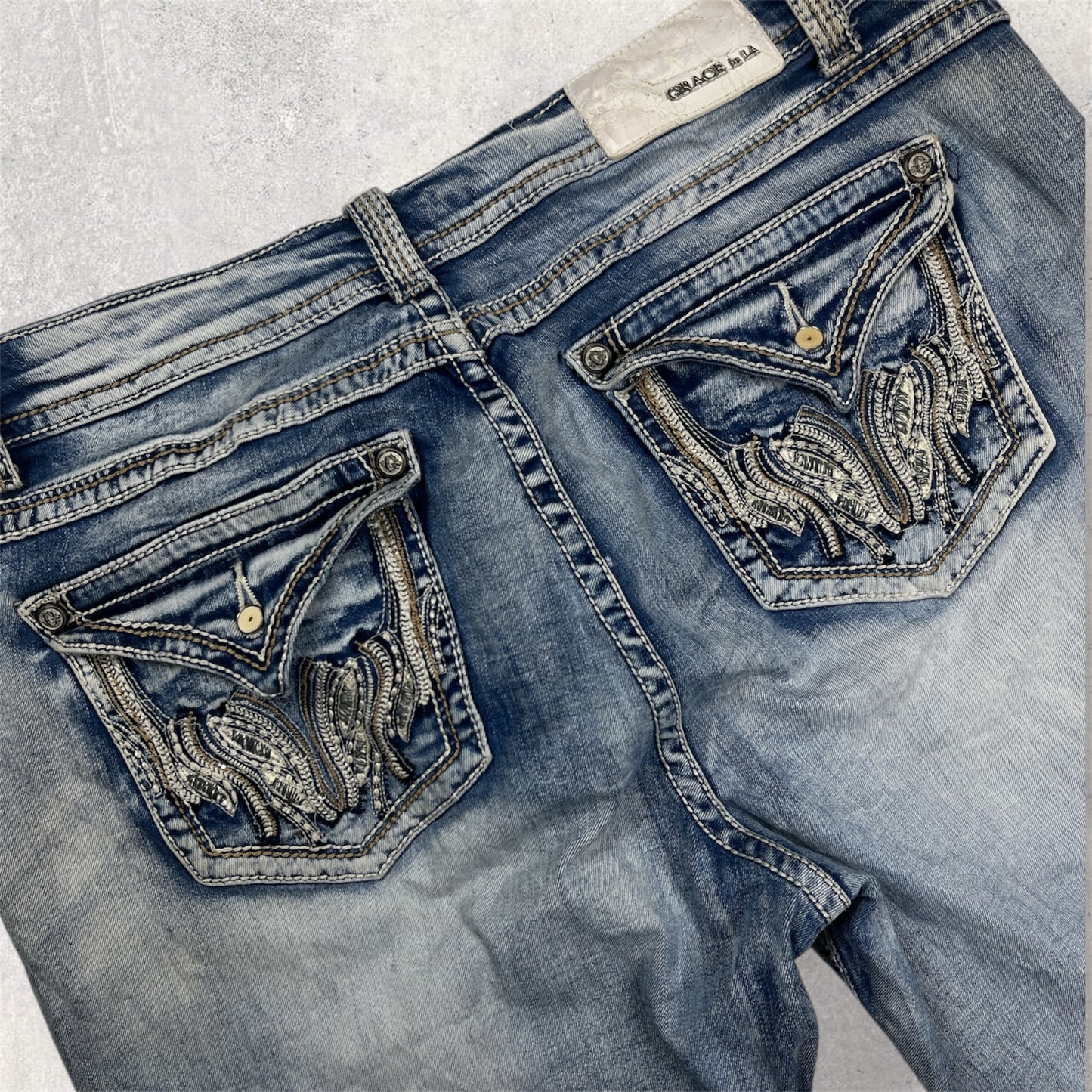 Y2K Bootcut Jeans - Size 32 W