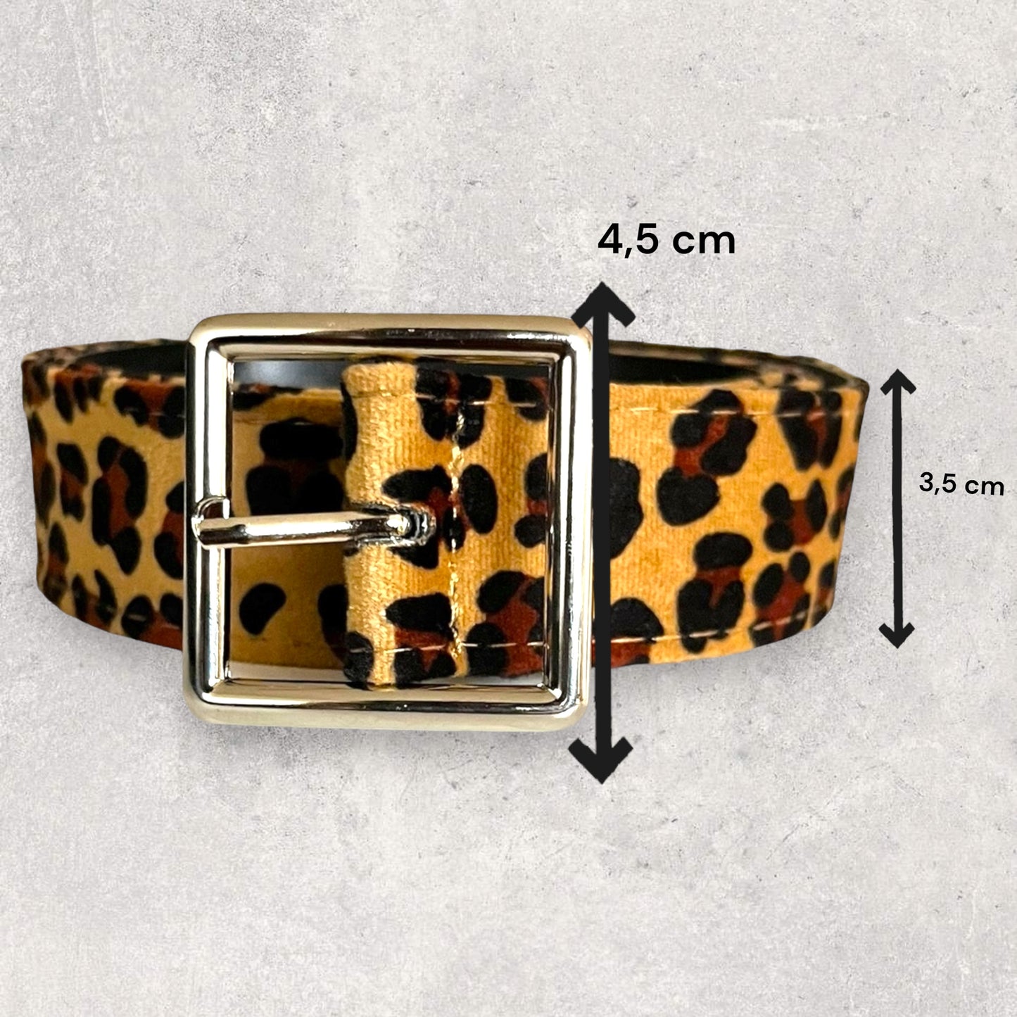Leopard Print Belt