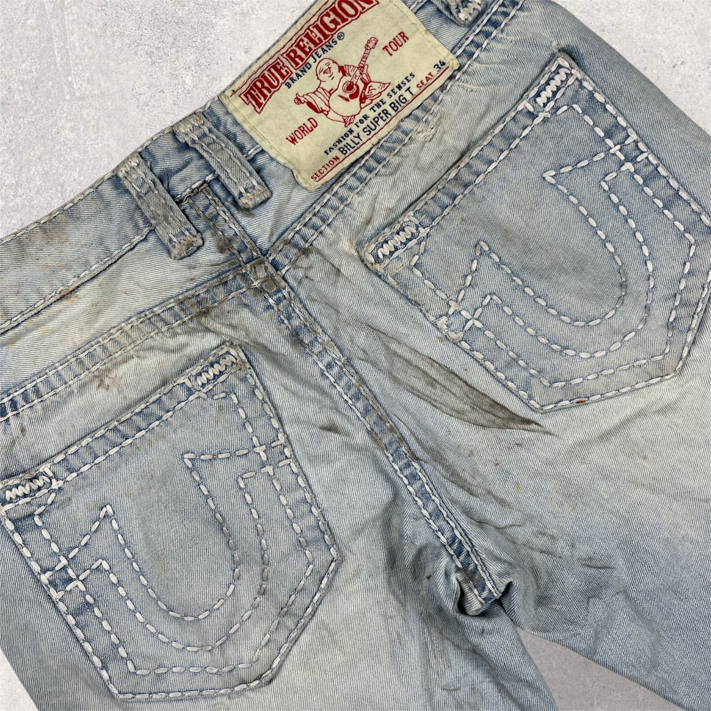 True Religion Billy Super Big T - Size 30 W