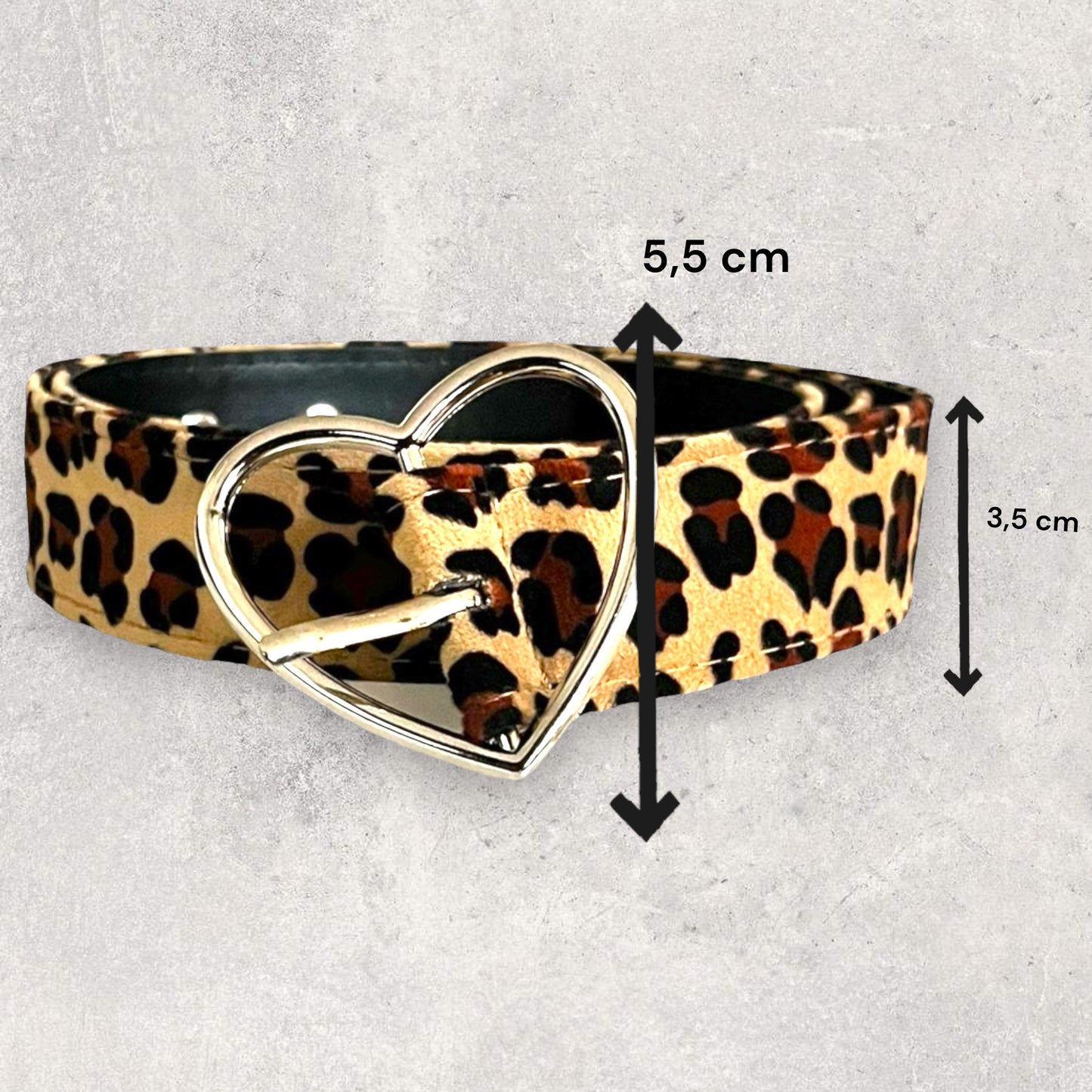 Leopard Print Heart Belt β€οΈ π