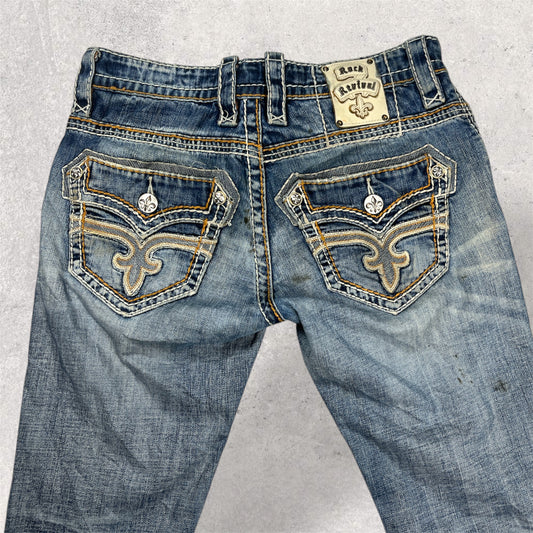 Mens Rock Revival Jeans - Size 30 W