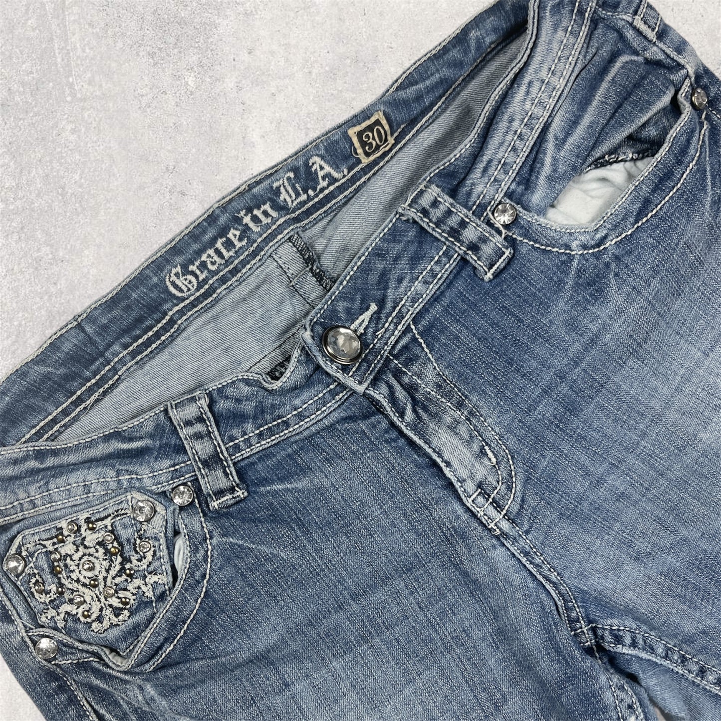 Y2k Bootcut Jeans - Size 30 W