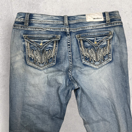 Y2K Bootcut Jeans - Size 32 W