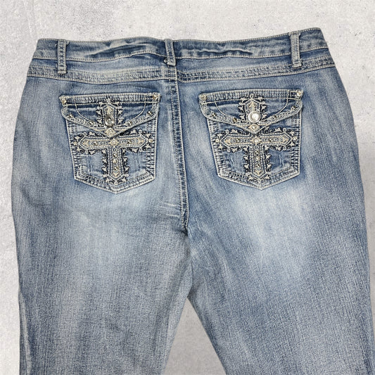 Y2K Bootcut Jeans - Size 32 W