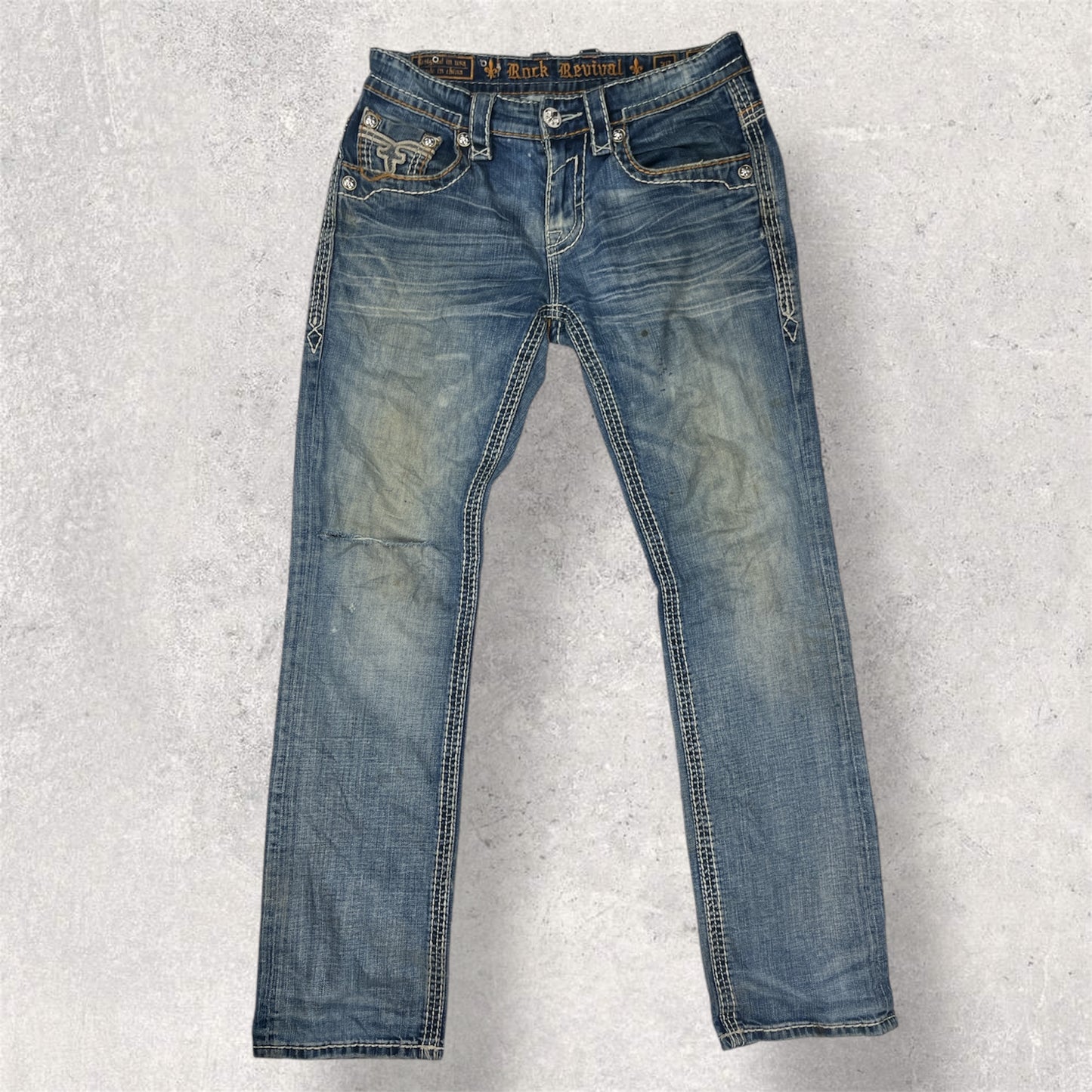 Mens Rock Revival Jeans - Size 30 W